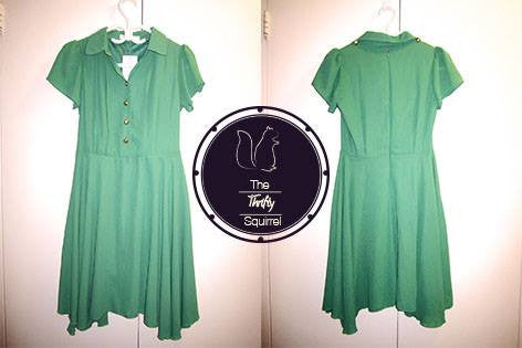 Vintage Green Dress