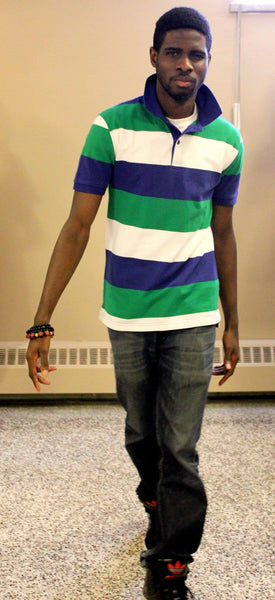 Stripe Polo Shirt