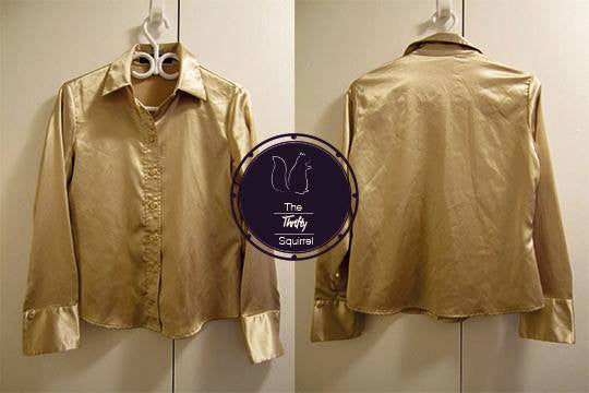 Golden Silk Blouse